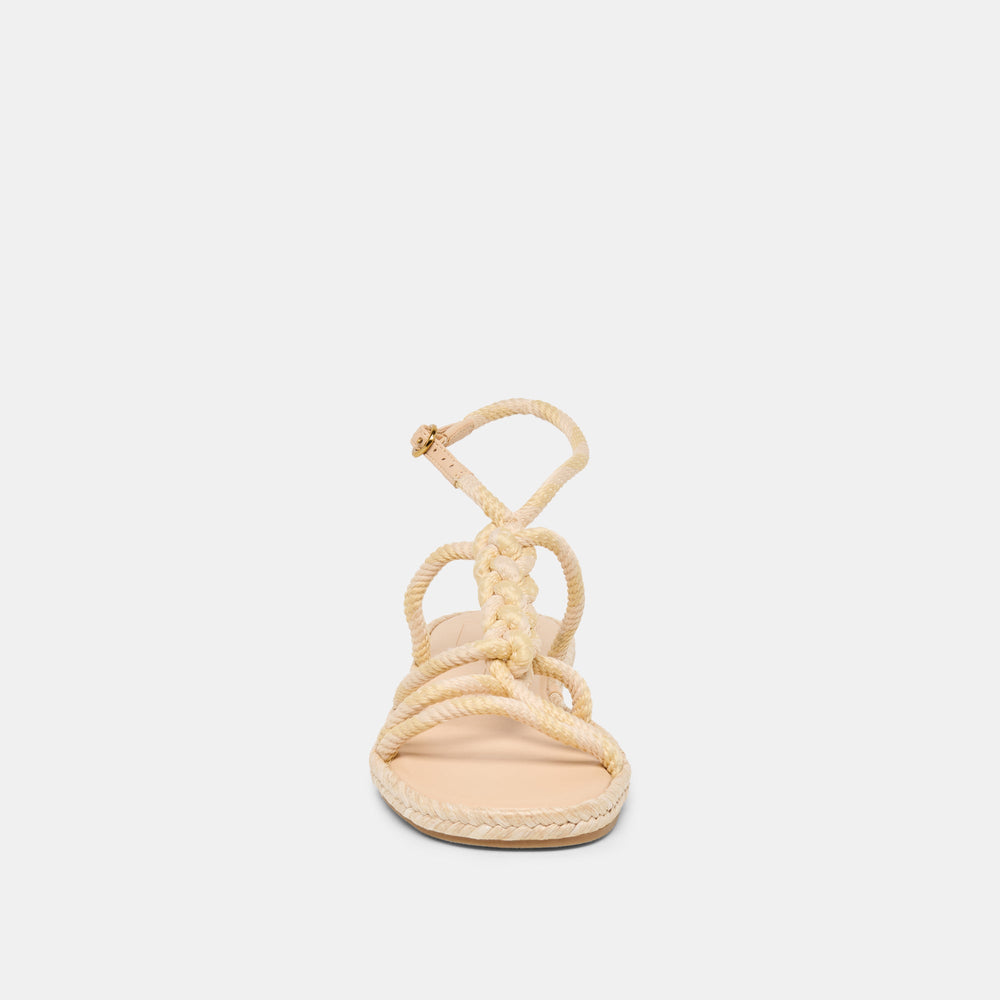 Dolce Vita SHOES | ELYANA Natural Multi Rope Raffia Strappy Sandals