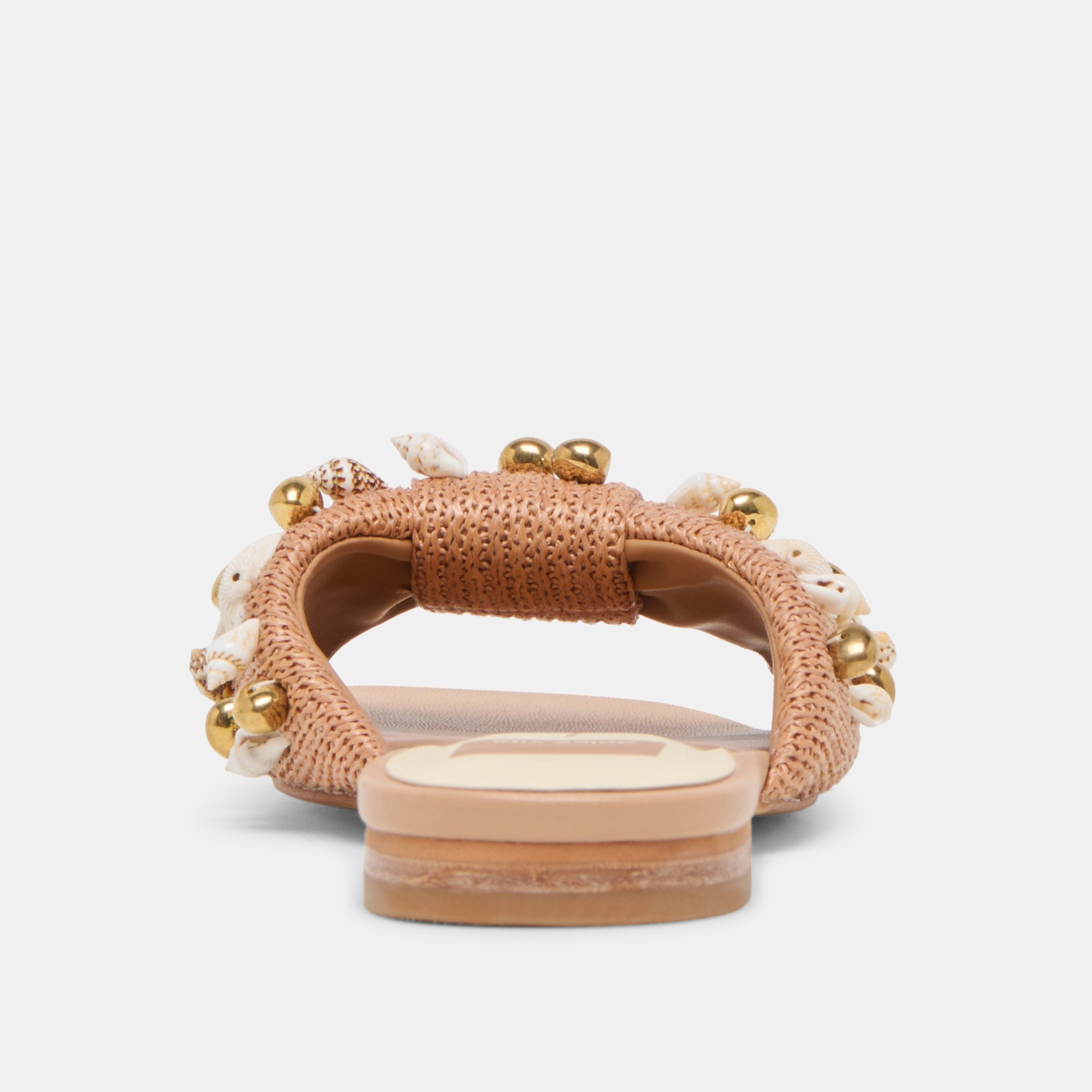 Dolce Vita SHOES | Lizza Toffee Beaded Raffia Sandals