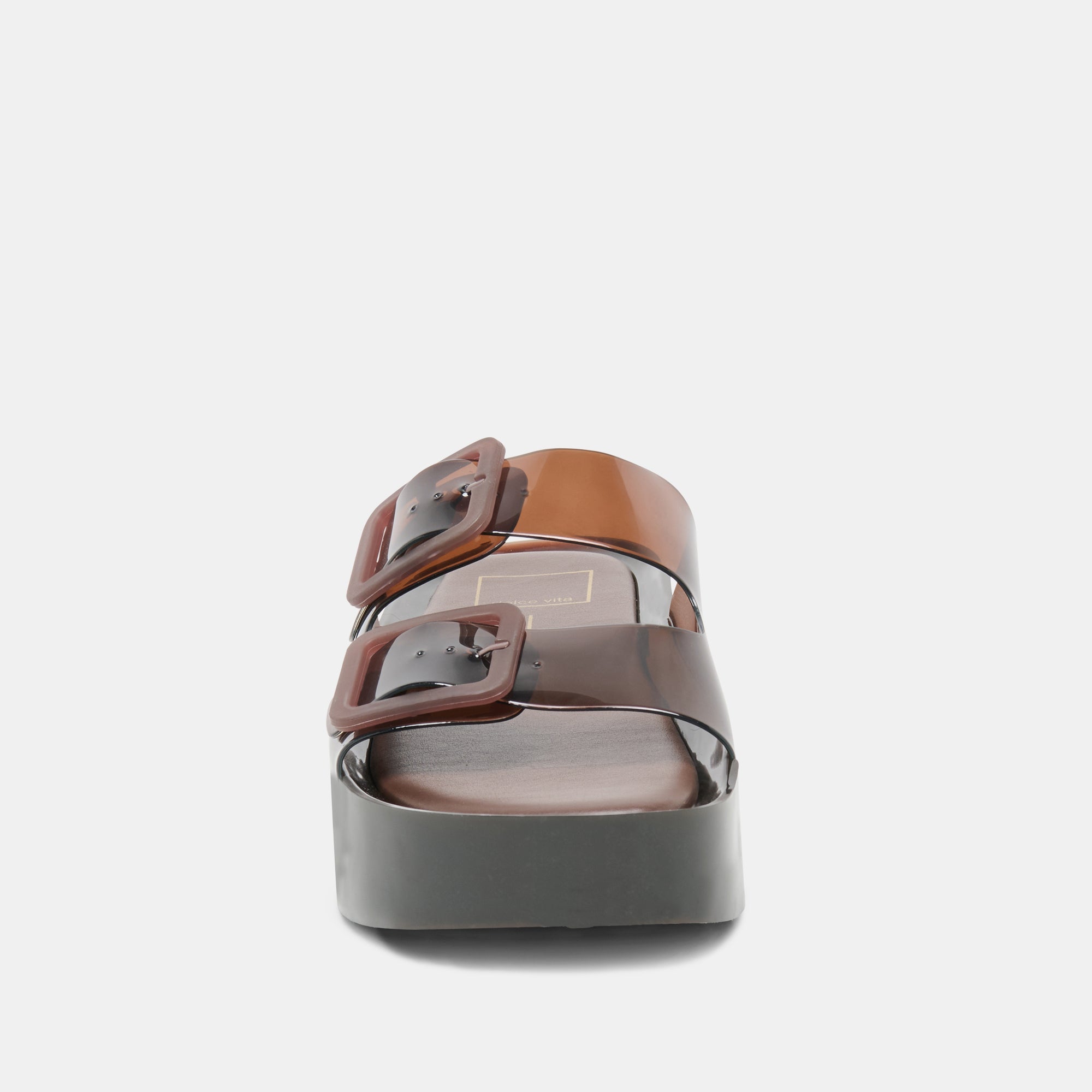 Dolce Vita SHOES | JULIO X Chocolate Vinyl Jelly Platform Sandals