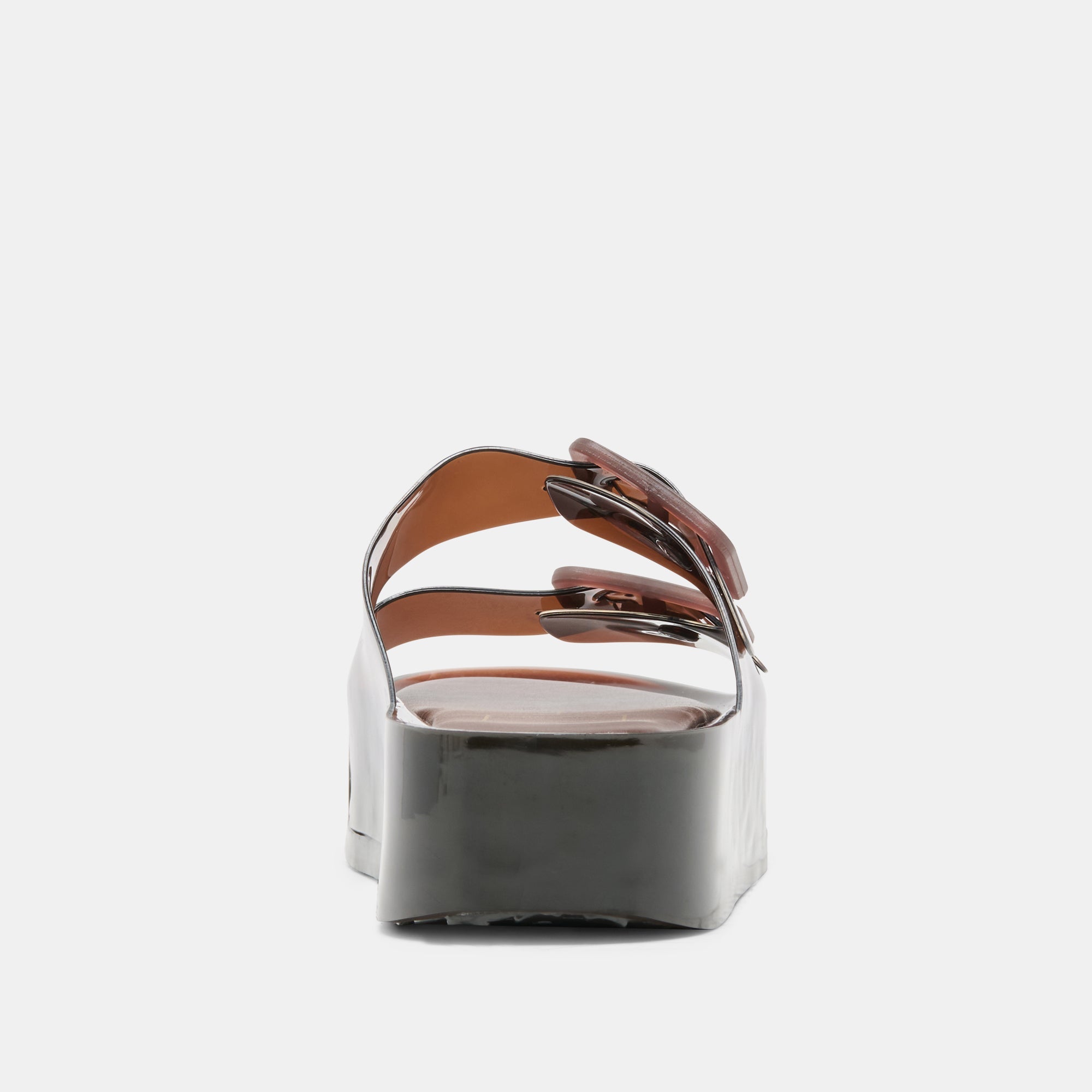 Dolce Vita SHOES | JULIO X Chocolate Vinyl Jelly Platform Sandals