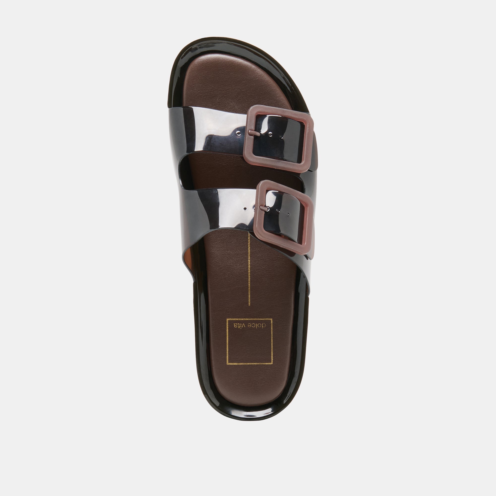 Dolce Vita SHOES | JULIO X Chocolate Vinyl Jelly Platform Sandals