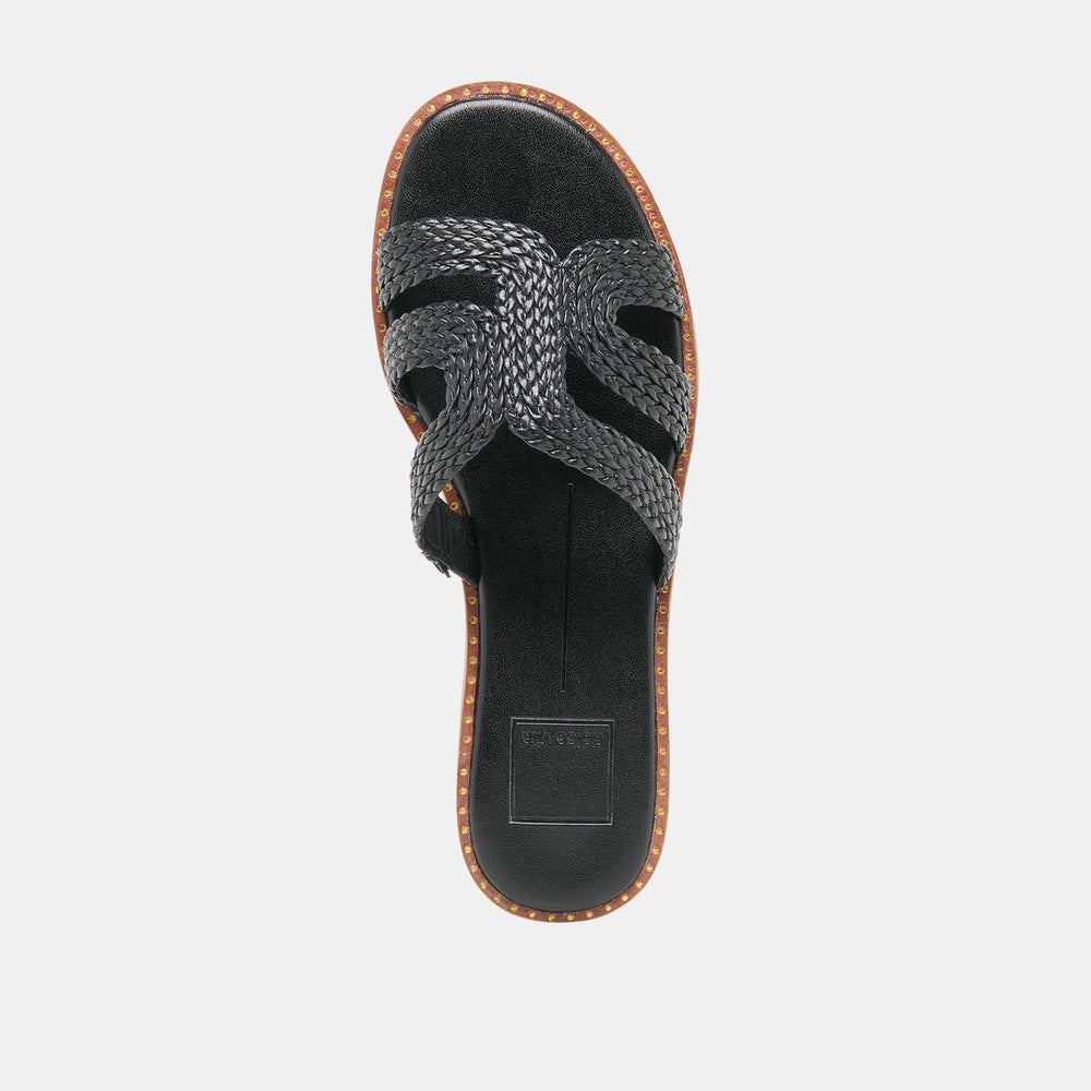 Dolce Vita SHOES | EMON Black Stella Slide Open-Toe Sandals