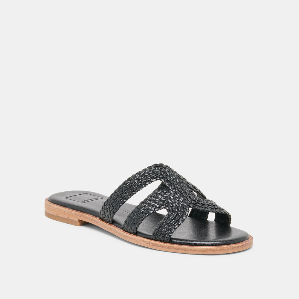Dolce Vita SHOES | EMON Black Stella Slide Open-Toe Sandals