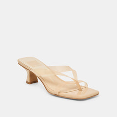 Dolce Vita SHOES | Brevel Vinyl Wide Praline Jelly Heels