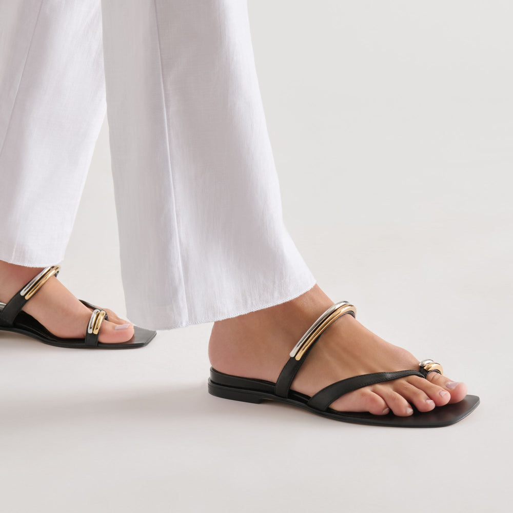 Dolce Vita SHOES | Tarina Black Leather Sandals