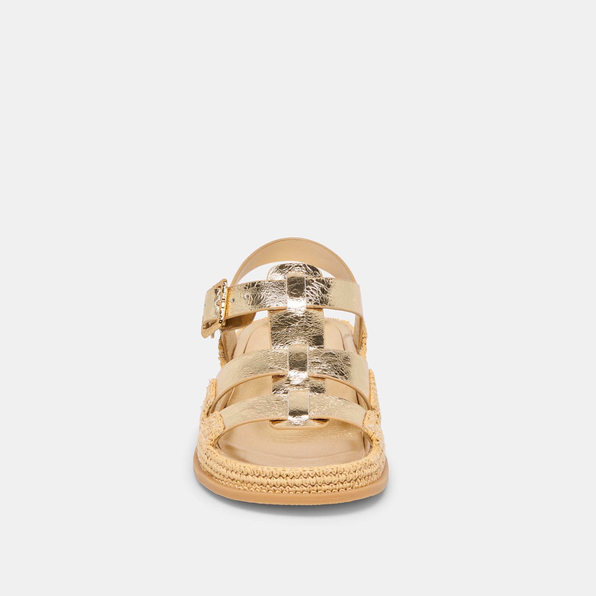 Dolce Vita SHOES | Shenna Gold Distressed Leather Sandals