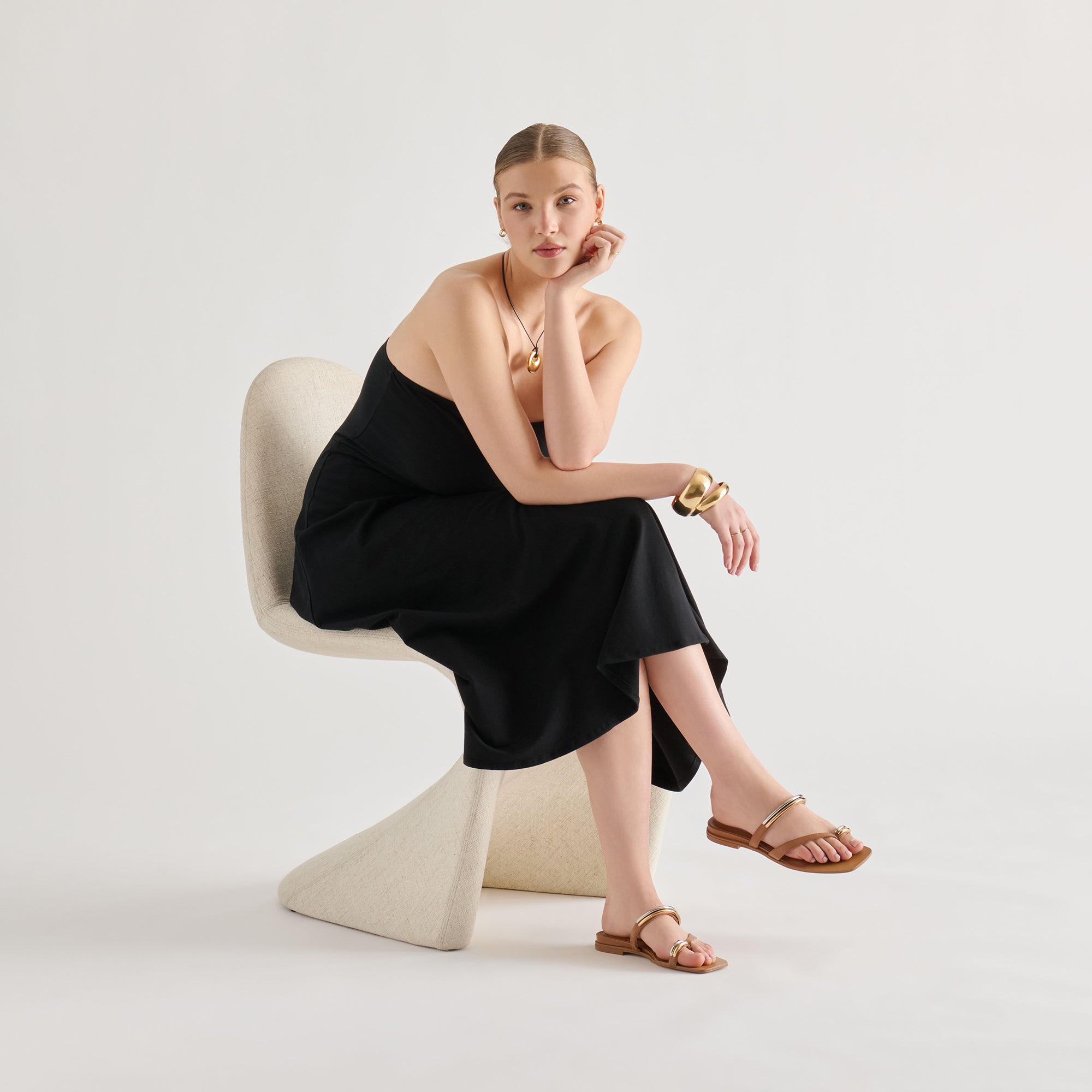 Dolce Vita SHOES | Tarina Caramel Leather Sandals
