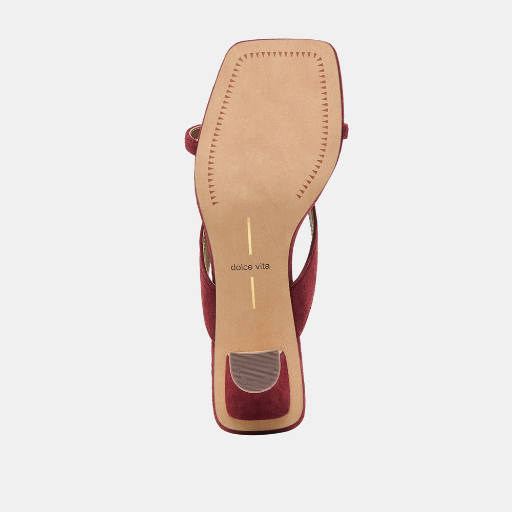 Dolce Vita SHOES | Brevel Oxblood Suede Heels