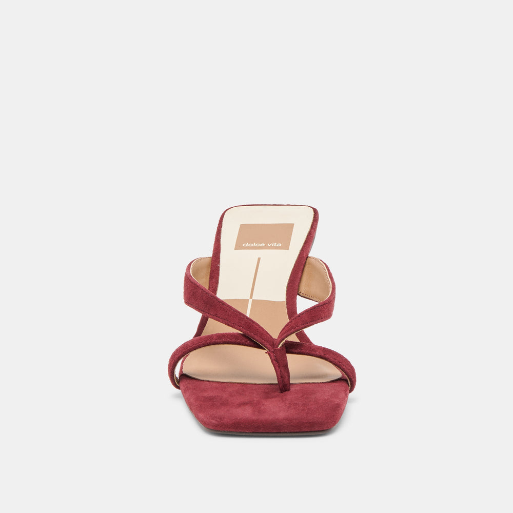 Dolce Vita SHOES | Brevel Oxblood Suede Heels