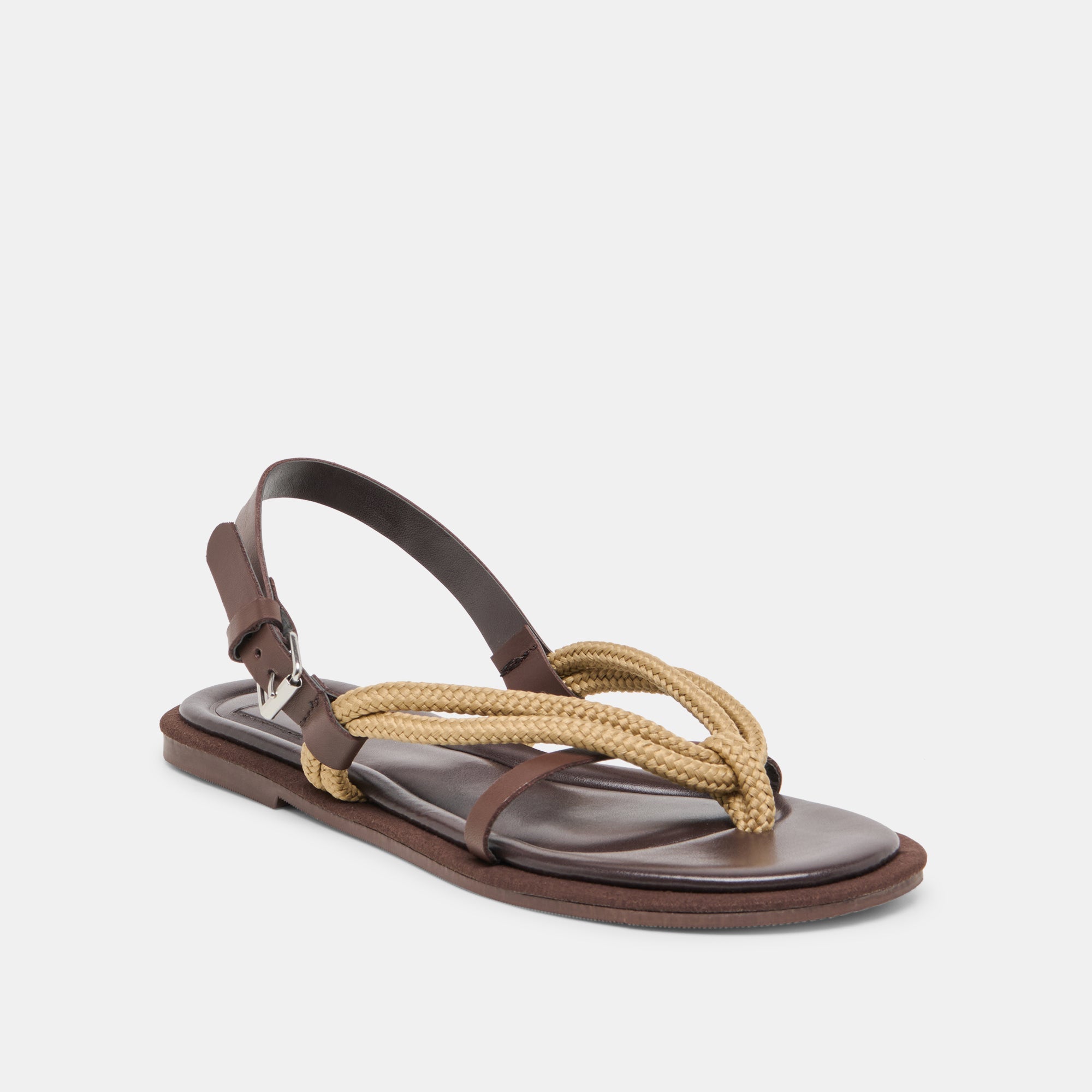 Dolce Vita SHOES | Reed Dk Brown Leather Sandals
