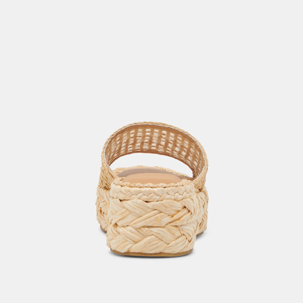 Dolce Vita SHOES | CHAVI MESH SANDALS NATURAL WOVEN RAFFIA
 – Dolce Vita