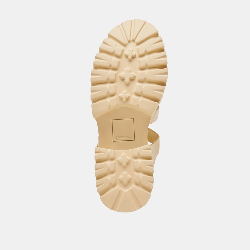 Dolce Vita SHOES | LASLY TONAL SANDALS LIGHT YELLOW LEATHER
 – Dolce Vita
