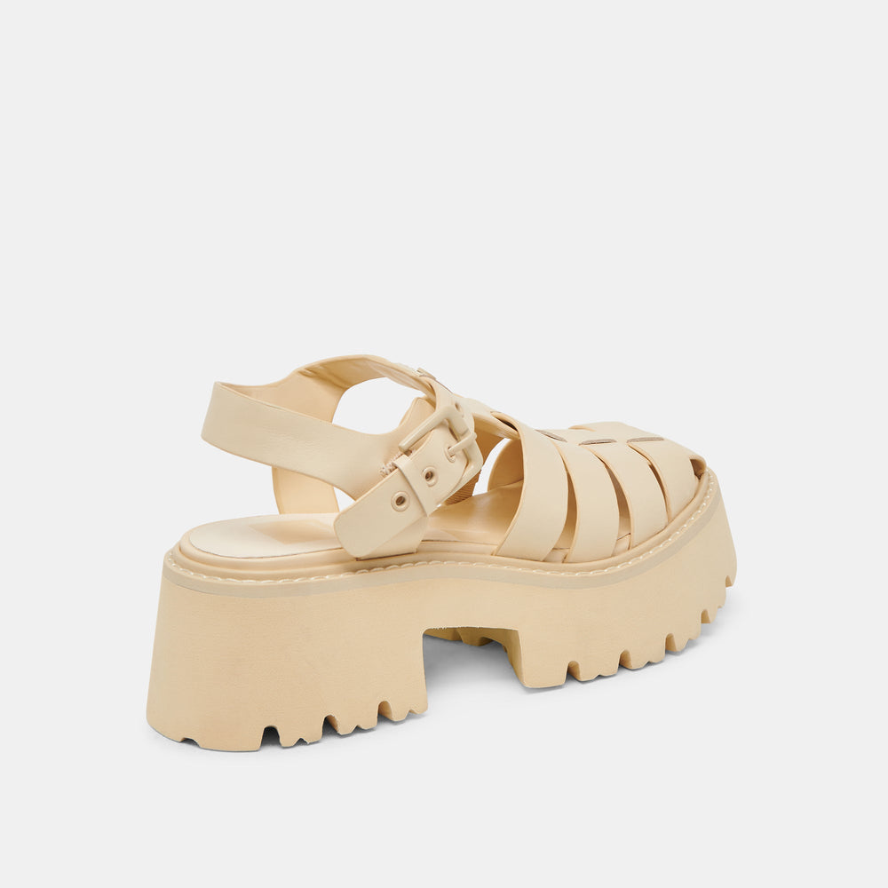 Dolce Vita SHOES | LASLY TONAL SANDALS LIGHT YELLOW LEATHER
 – Dolce Vita