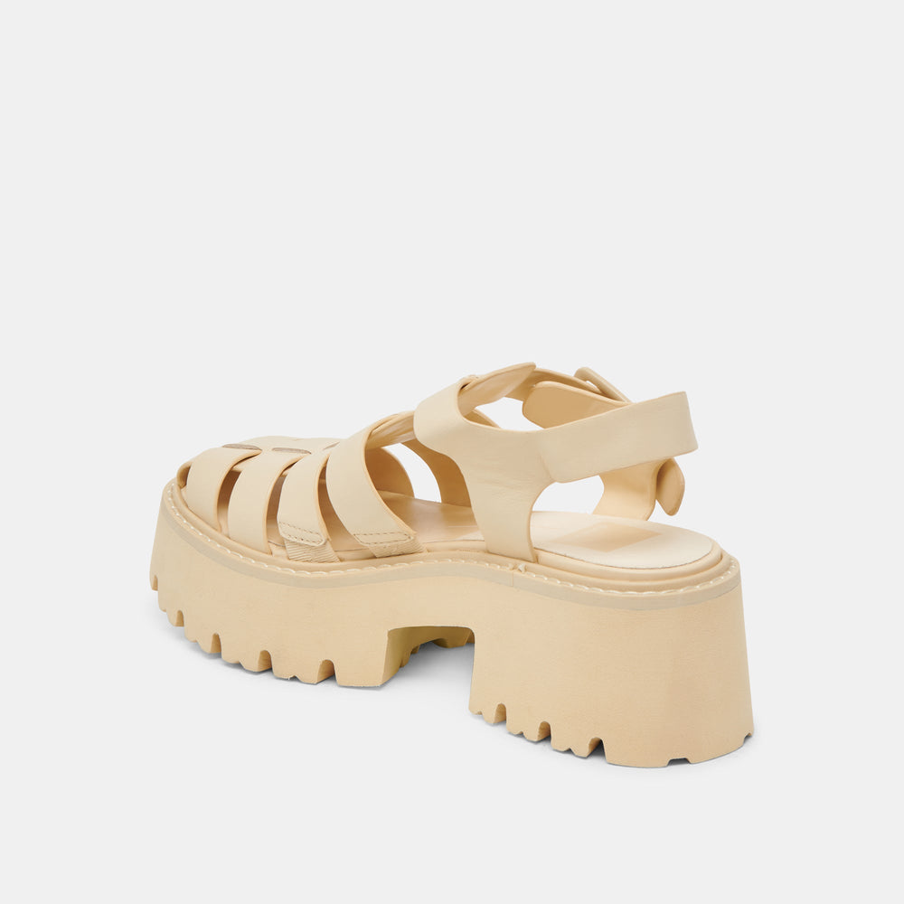 Dolce Vita SHOES | LASLY TONAL SANDALS LIGHT YELLOW LEATHER
 – Dolce Vita