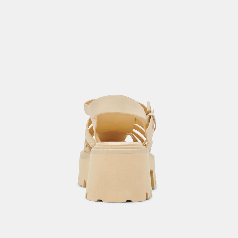 Dolce Vita SHOES | LASLY TONAL SANDALS LIGHT YELLOW LEATHER
 – Dolce Vita