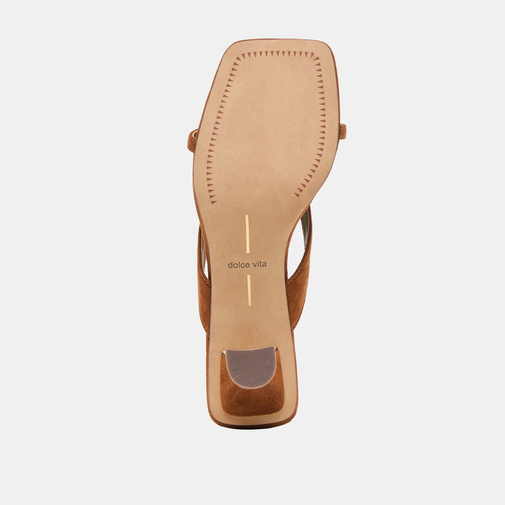 Dolce Vita SHOES | Brevel Dk Brown Suede Heels