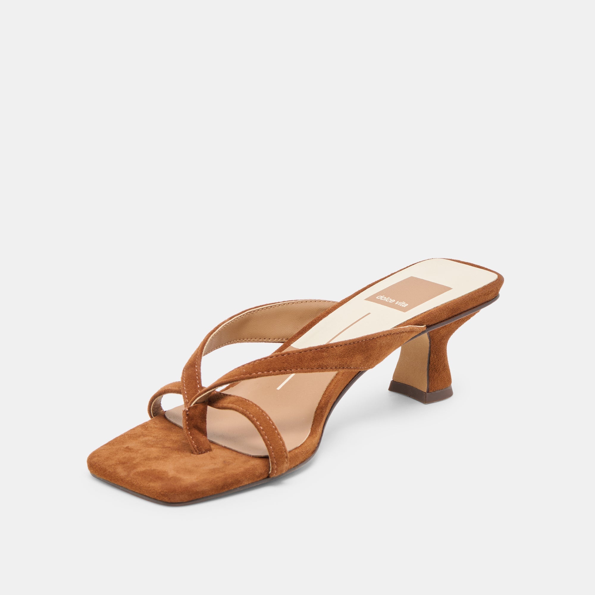 Dolce Vita SHOES | Brevel Dk Brown Suede Heels