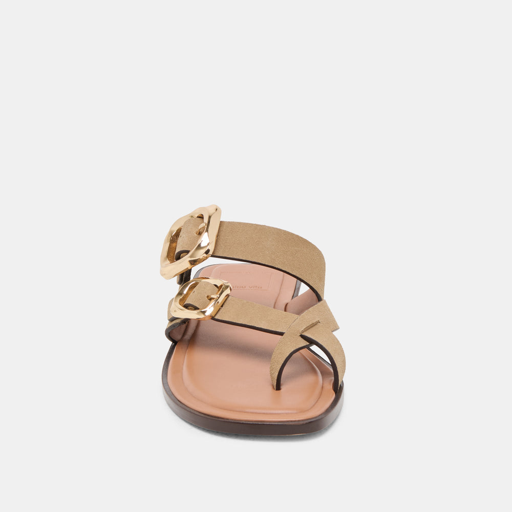 Dolce Vita SHOES | Shore Taupe Suede Sandals