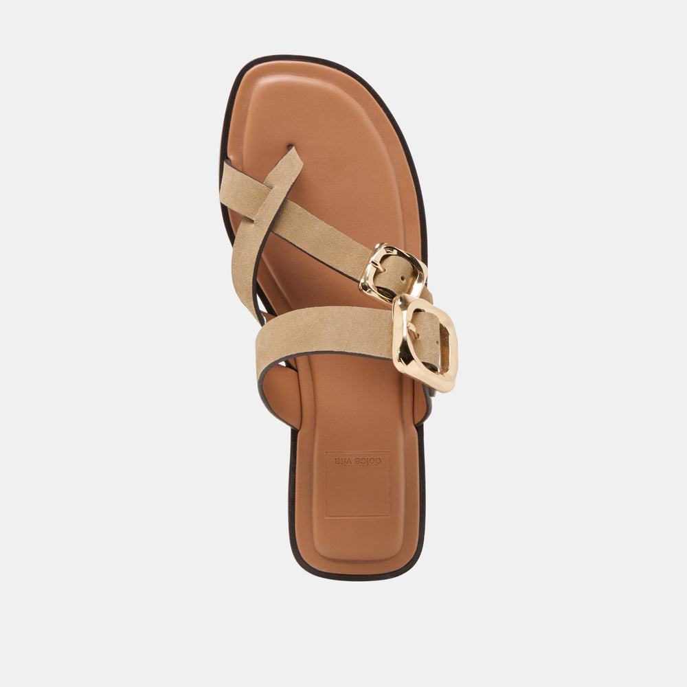 Dolce Vita SHOES | Shore Taupe Suede Sandals