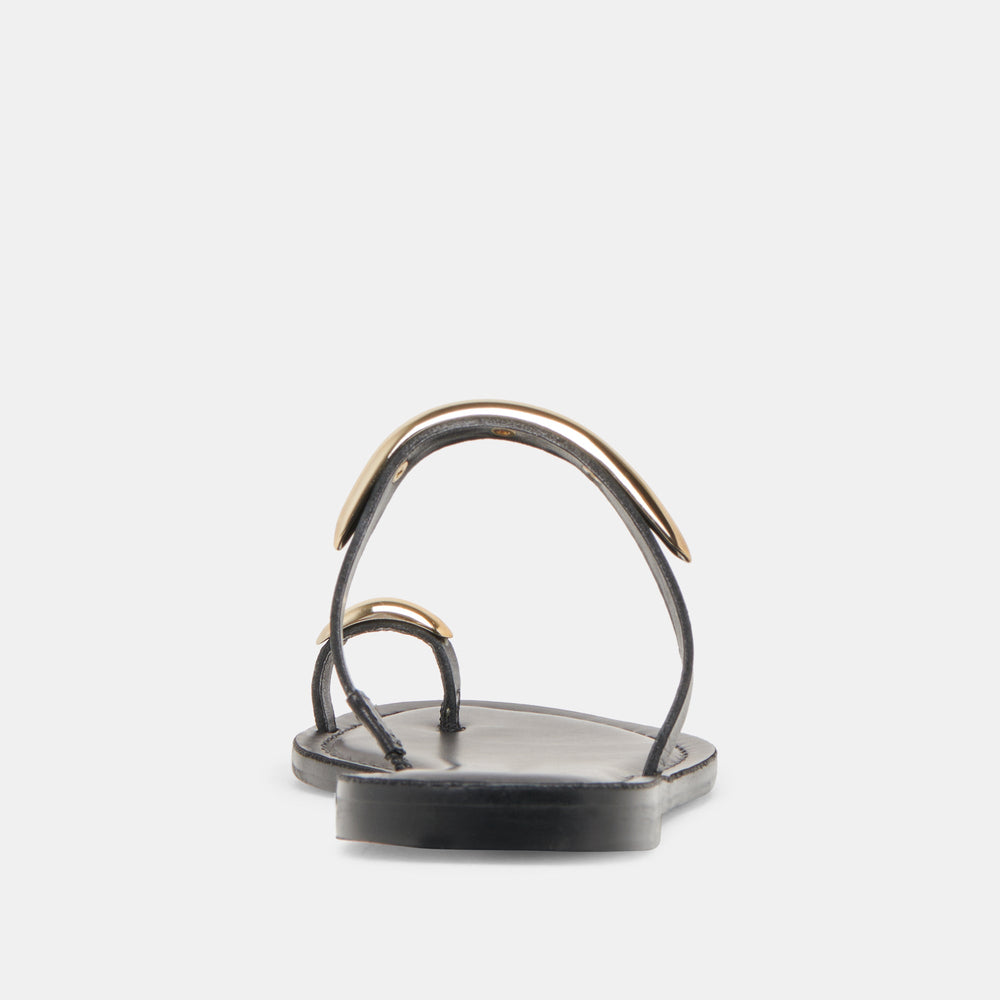 Dolce Vita SHOES | WINK WIDE SANDALS BLACK LEATHER
 – Dolce Vita