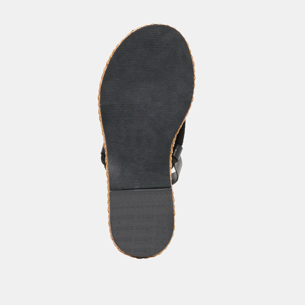 Dolce Vita SHOES | Reed Black Leather Sandals