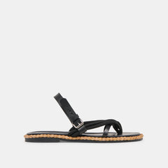 Dolce Vita SHOES | Reed Black Leather Sandals