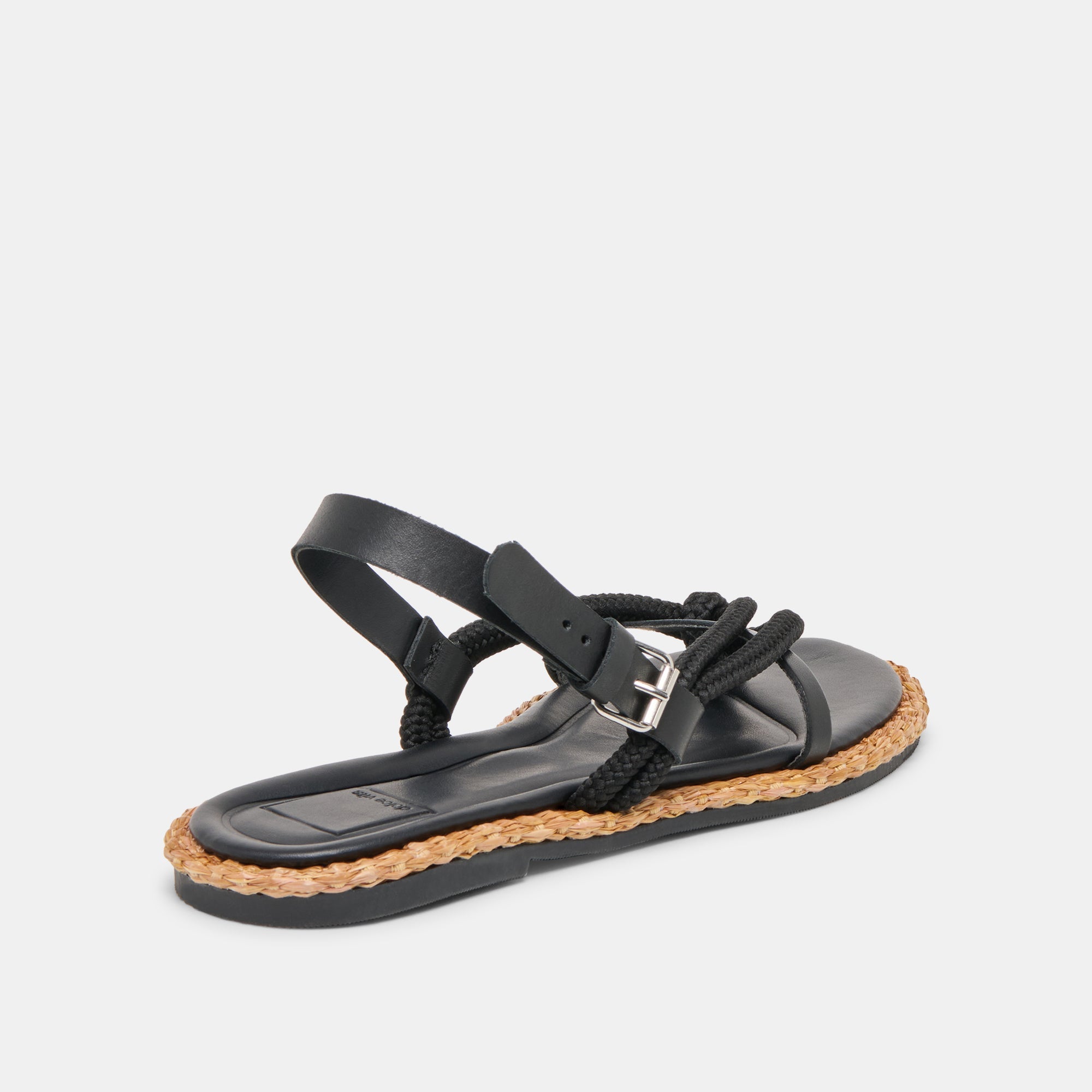 Dolce Vita SHOES | Reed Black Leather Sandals