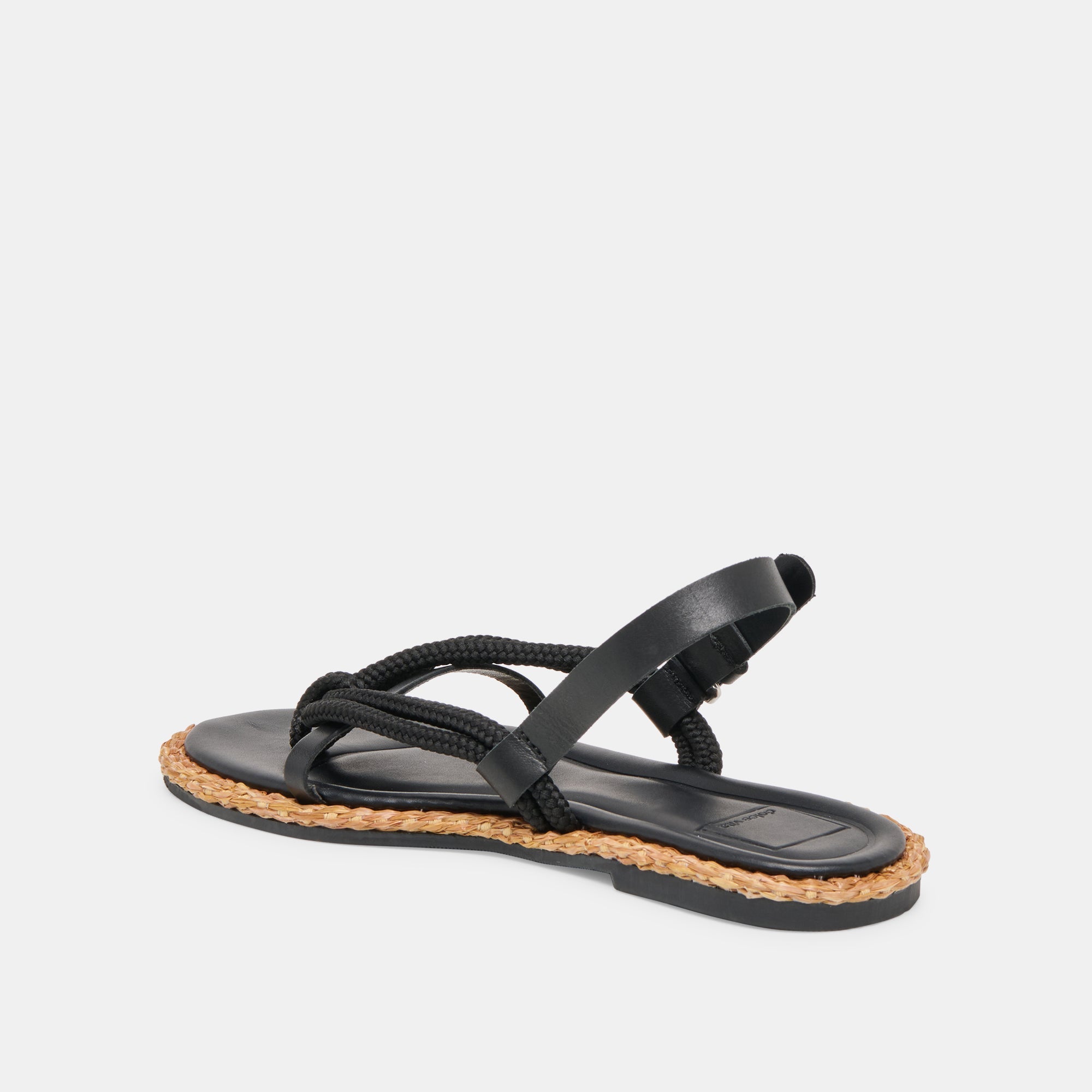 Dolce Vita SHOES | Reed Black Leather Sandals
