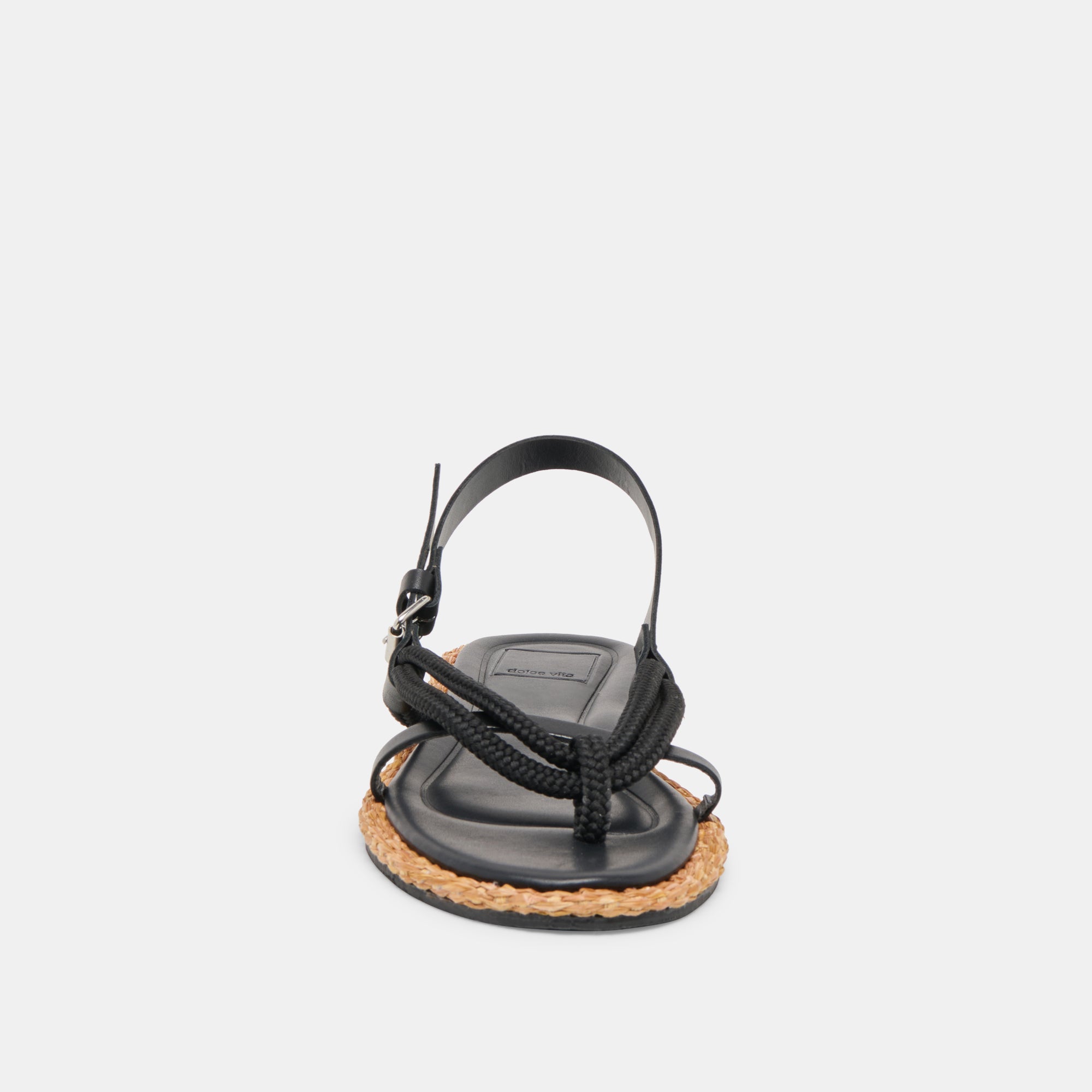 Dolce Vita SHOES | Reed Black Leather Sandals
