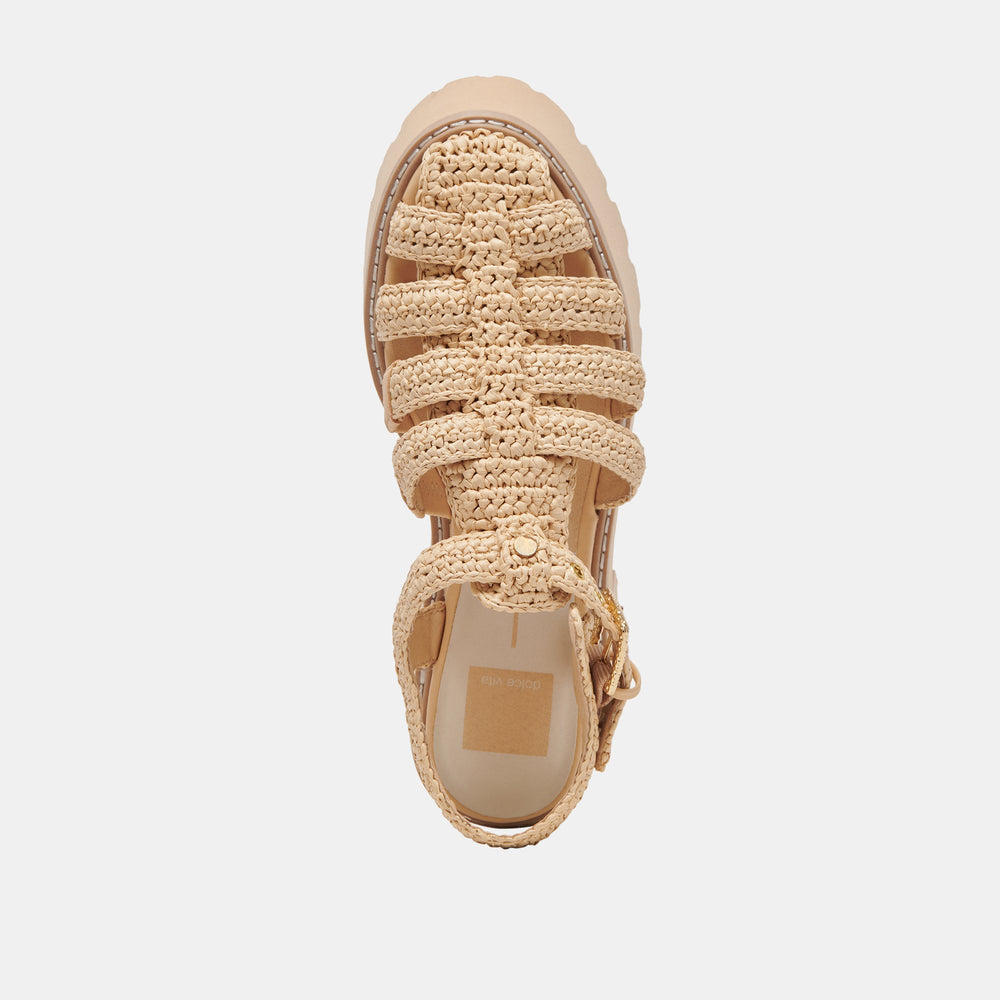 Dolce Vita SHOES | LASLY SANDALS NATURAL KNIT
 – Dolce Vita