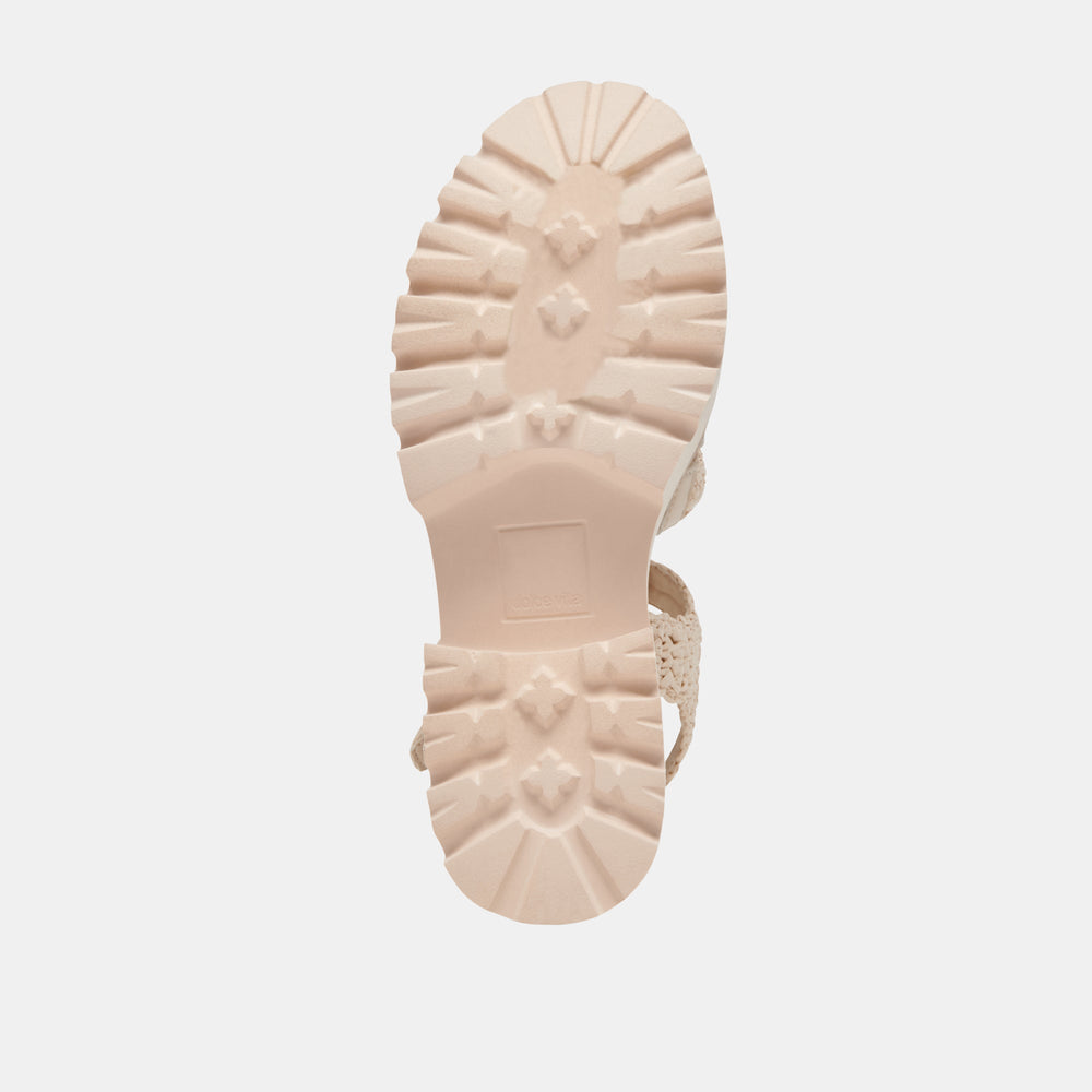 Dolce Vita SHOES | LASLY SANDALS OATMEAL KNIT
 – Dolce Vita