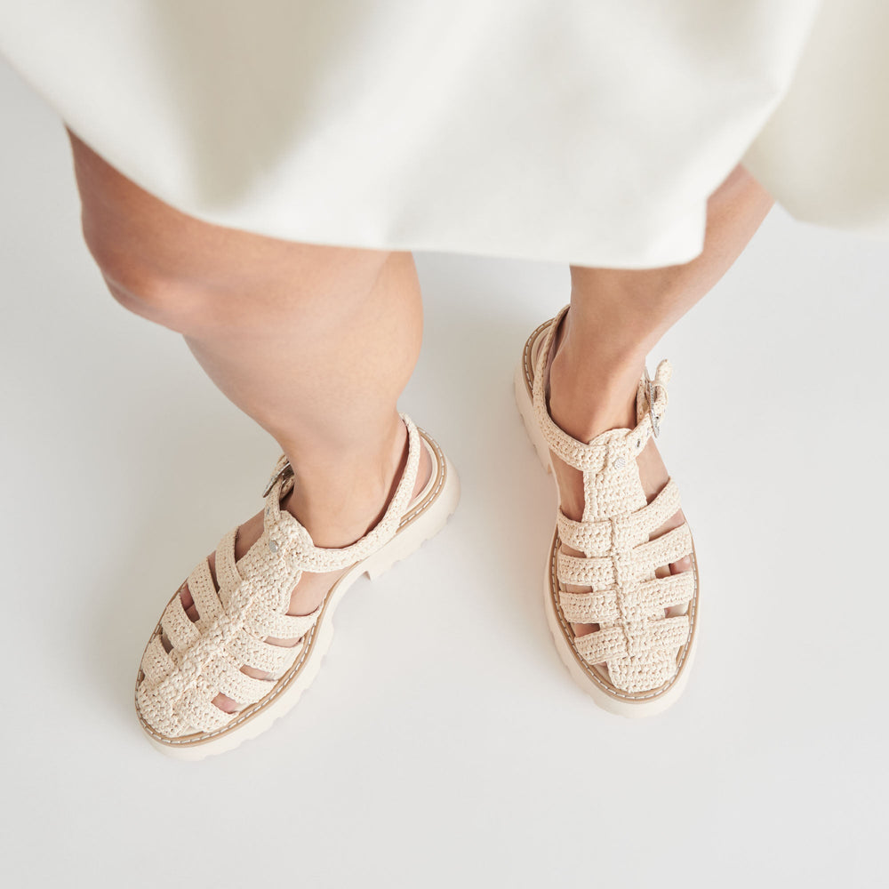 Dolce Vita SHOES | LASLY SANDALS OATMEAL KNIT
 – Dolce Vita