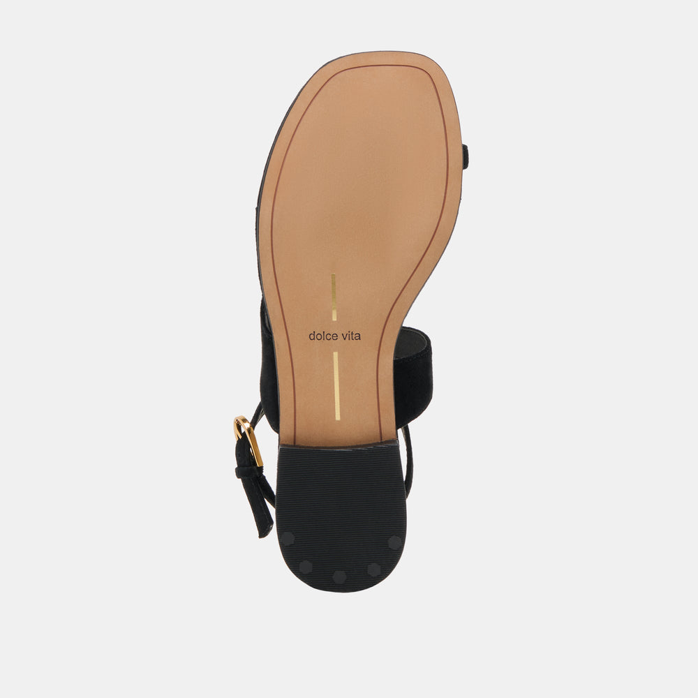 Dolce Vita SHOES | EARLA SANDALS ONYX SUEDE
 – Dolce Vita
