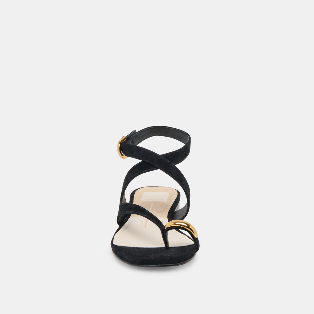 Dolce Vita SHOES | EARLA SANDALS ONYX SUEDE
 – Dolce Vita
