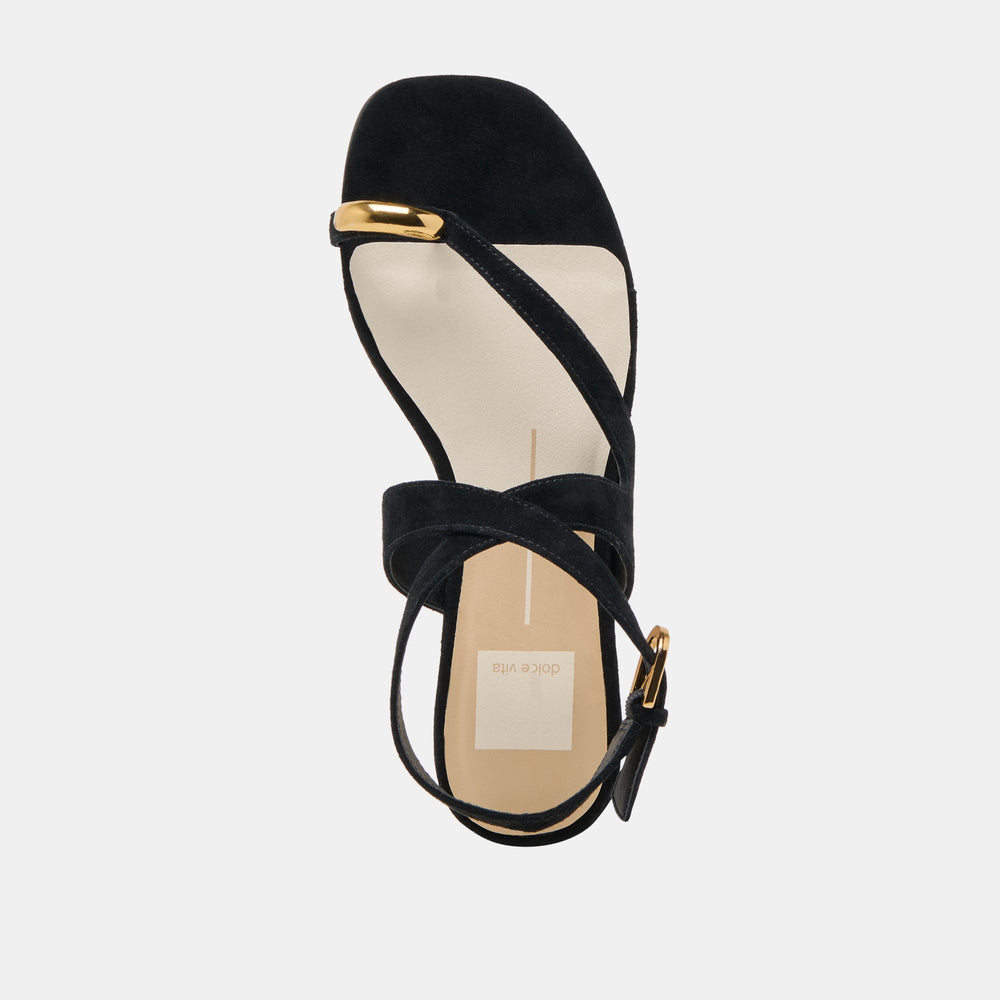 Dolce Vita SHOES | EARLA SANDALS ONYX SUEDE
 – Dolce Vita