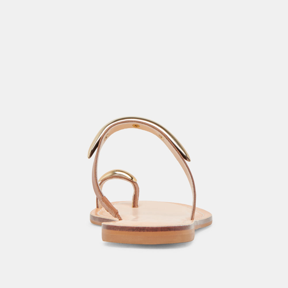 Dolce Vita SHOES | WINK WIDE SANDALS SADDLE LEATHER
 – Dolce Vita