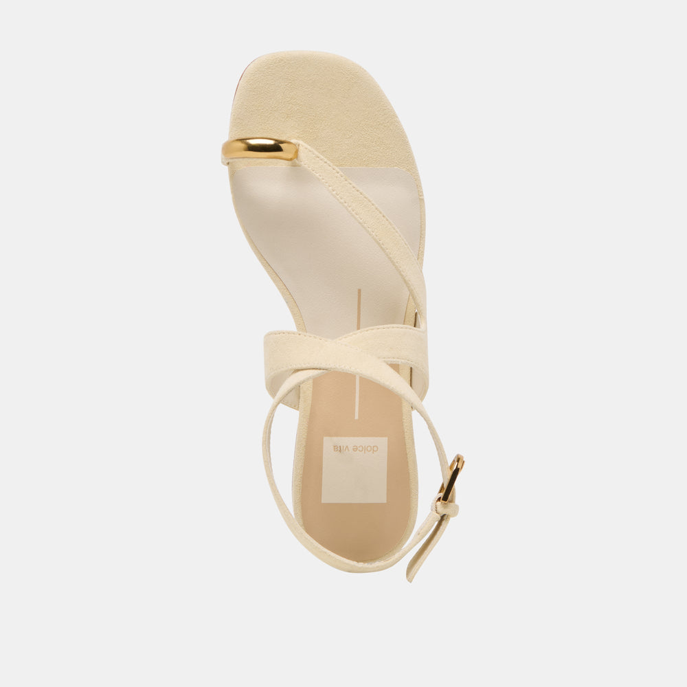 Dolce Vita SHOES | EARLA SANDALS NATURAL SUEDE
 – Dolce Vita
