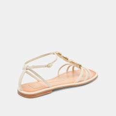 Dolce Vita SHOES | Faun Off White Leather Sandals