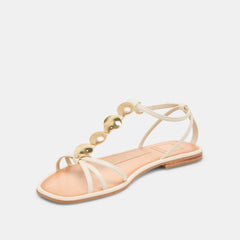 Dolce Vita SHOES | Faun Off White Leather Sandals
