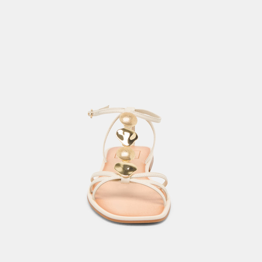 Dolce Vita SHOES | Faun Off White Leather Sandals