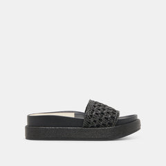 Dolce Vita SHOES | SIDONA SANDALS ONYX RAFFIA
 – Dolce Vita