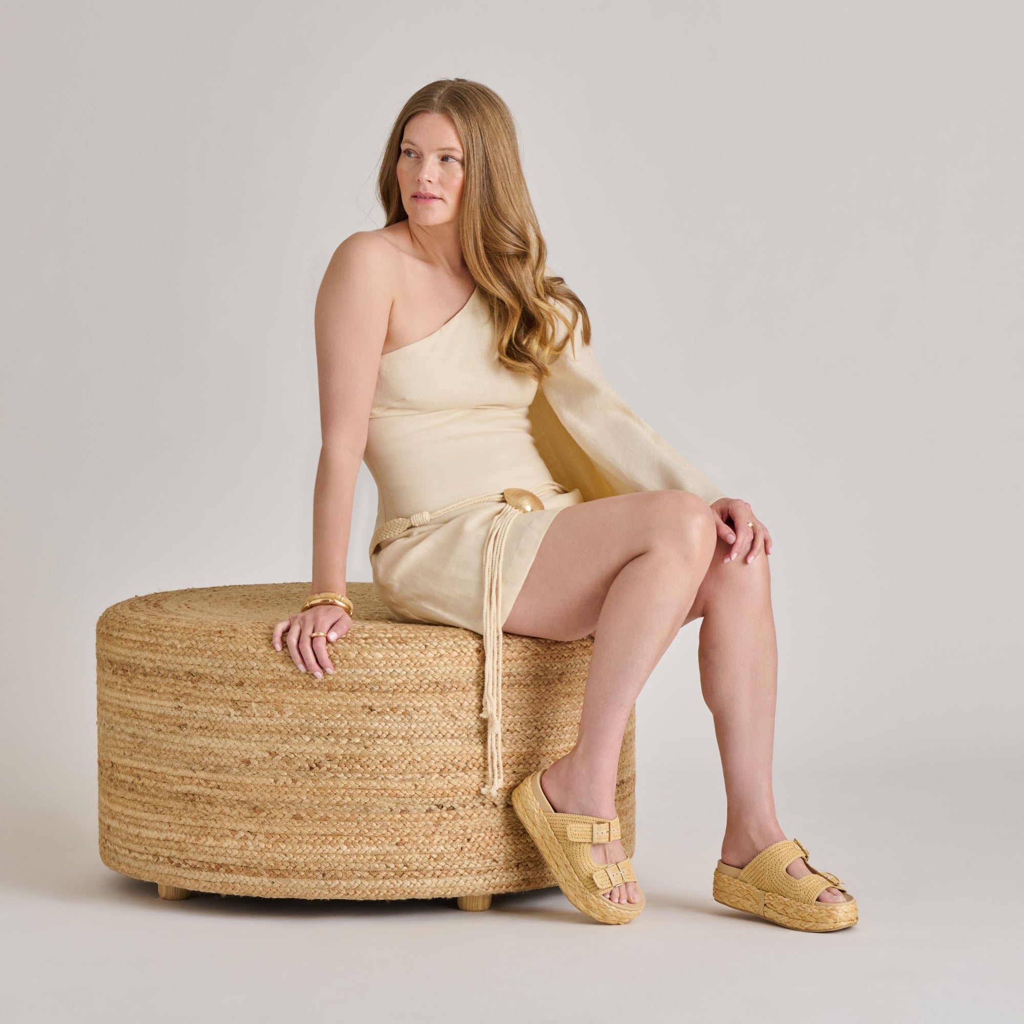 Dolce Vita SHOES | Falyn Lt Natural Woven Raffia Sandals