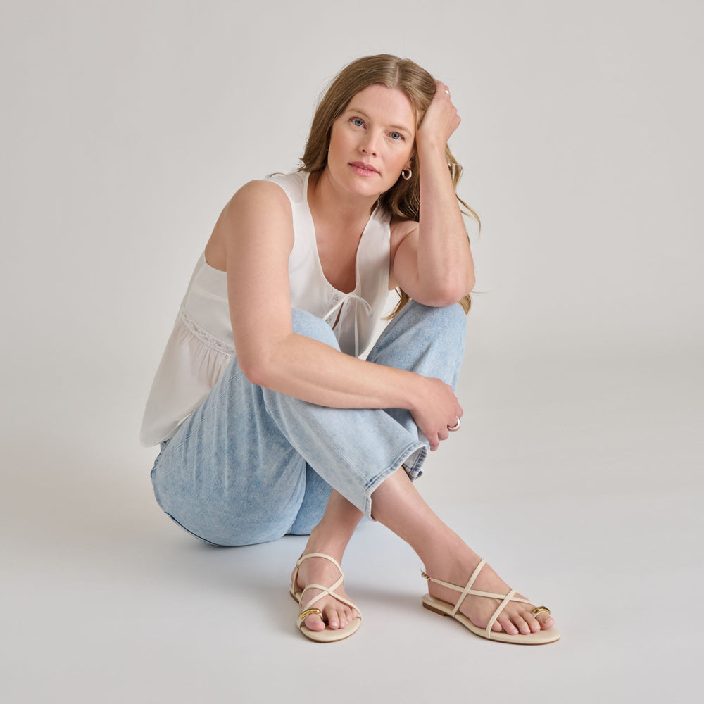 Dolce Vita SHOES | KESHA SANDALS BONE LEATHER
 – Dolce Vita