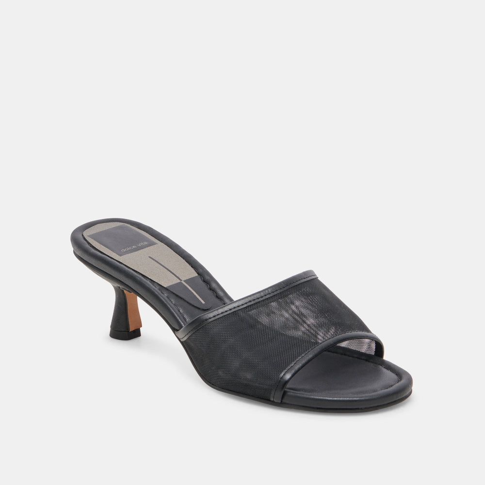 Dolce Vita SHOES | MEEZA HEELS ONYX MESH
 – Dolce Vita