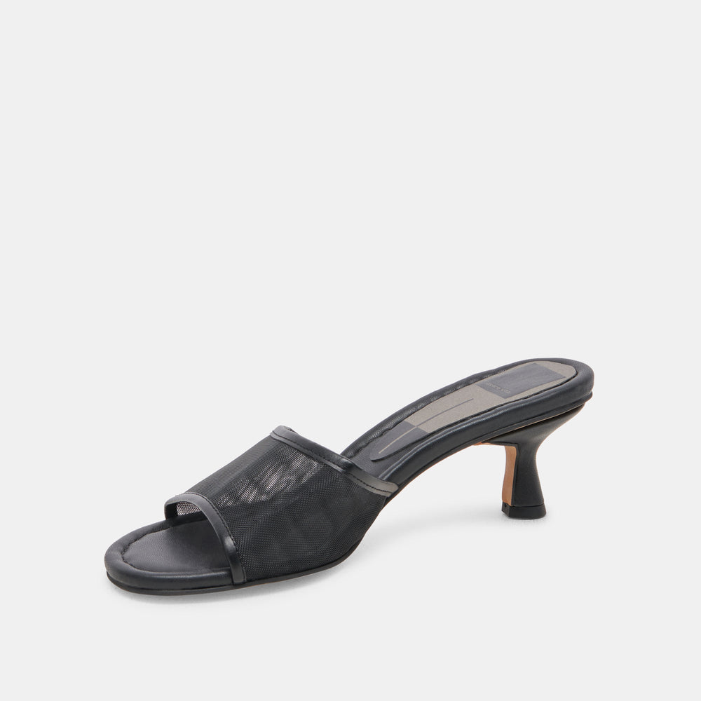 Dolce Vita SHOES | MEEZA HEELS ONYX MESH
 – Dolce Vita