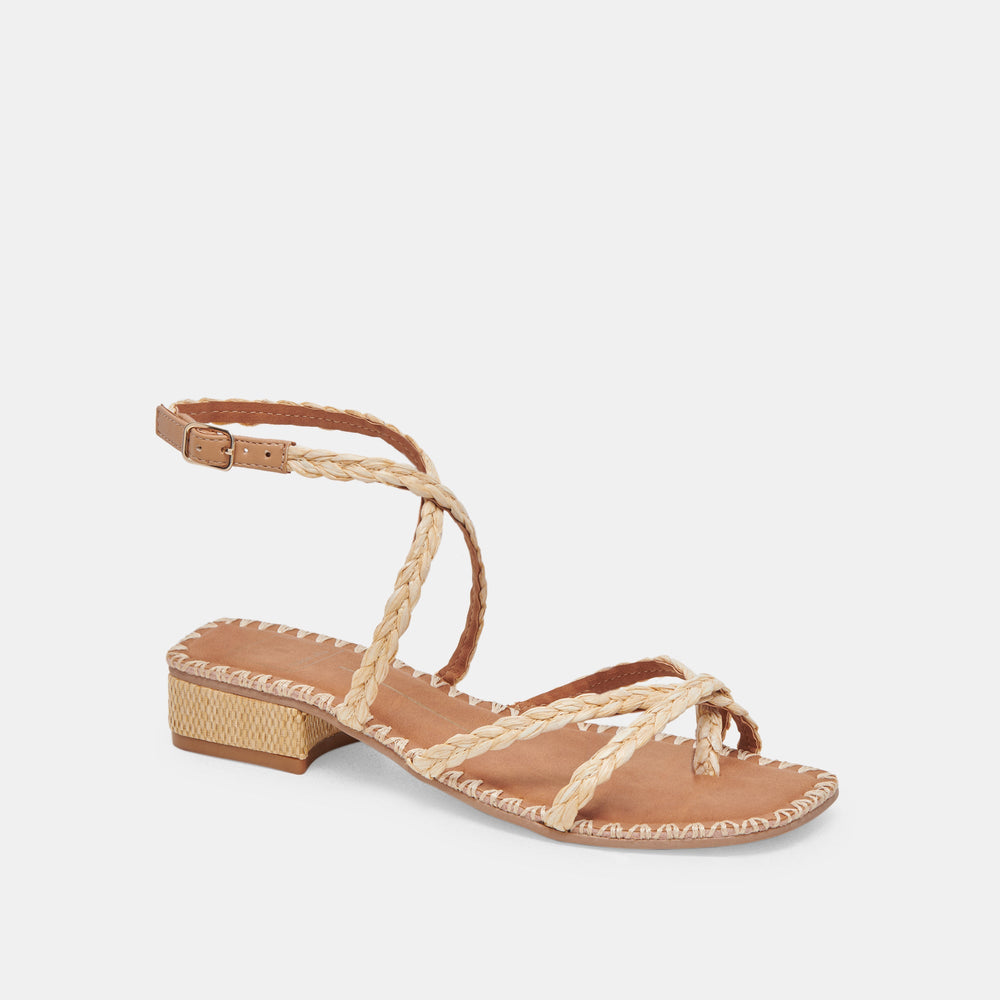 Dolce Vita SHOES | BRINN SANDALS LT NATURAL RAFFIA
 – Dolce Vita