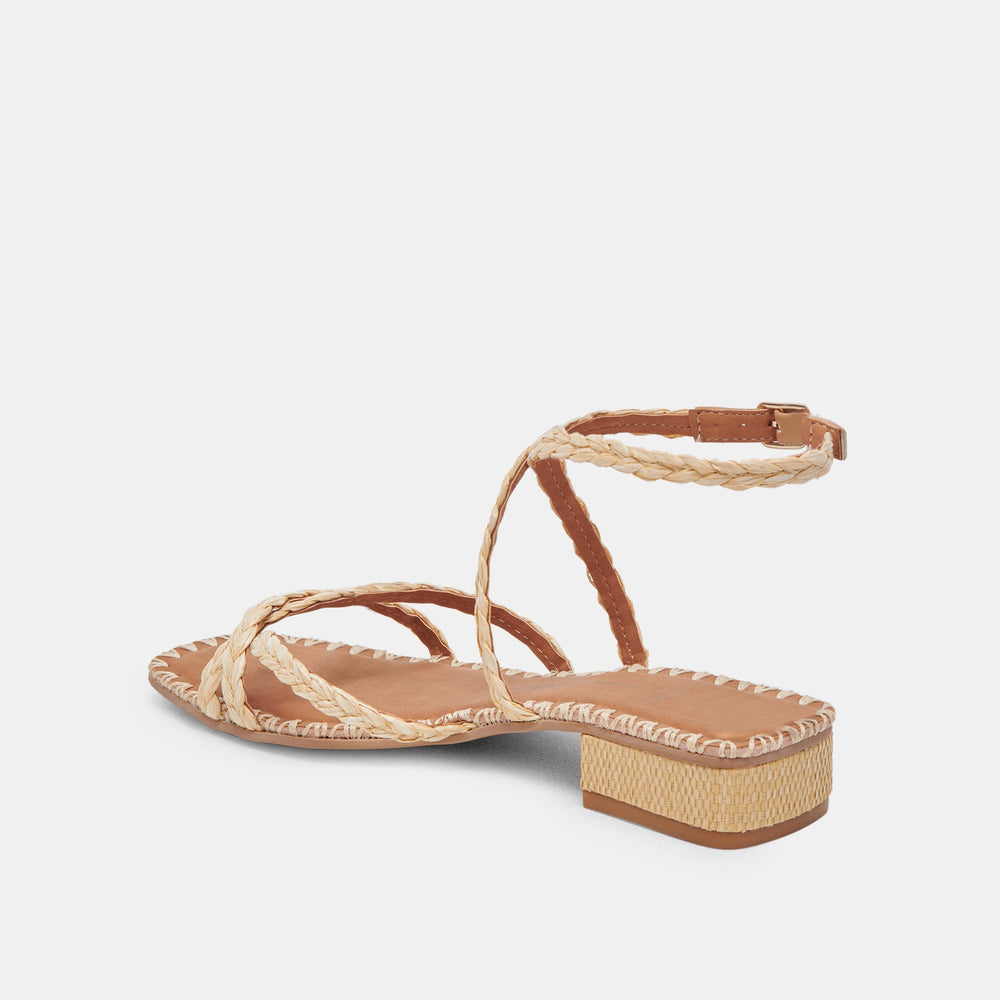 Dolce Vita SHOES | BRINN SANDALS LT NATURAL RAFFIA
 – Dolce Vita