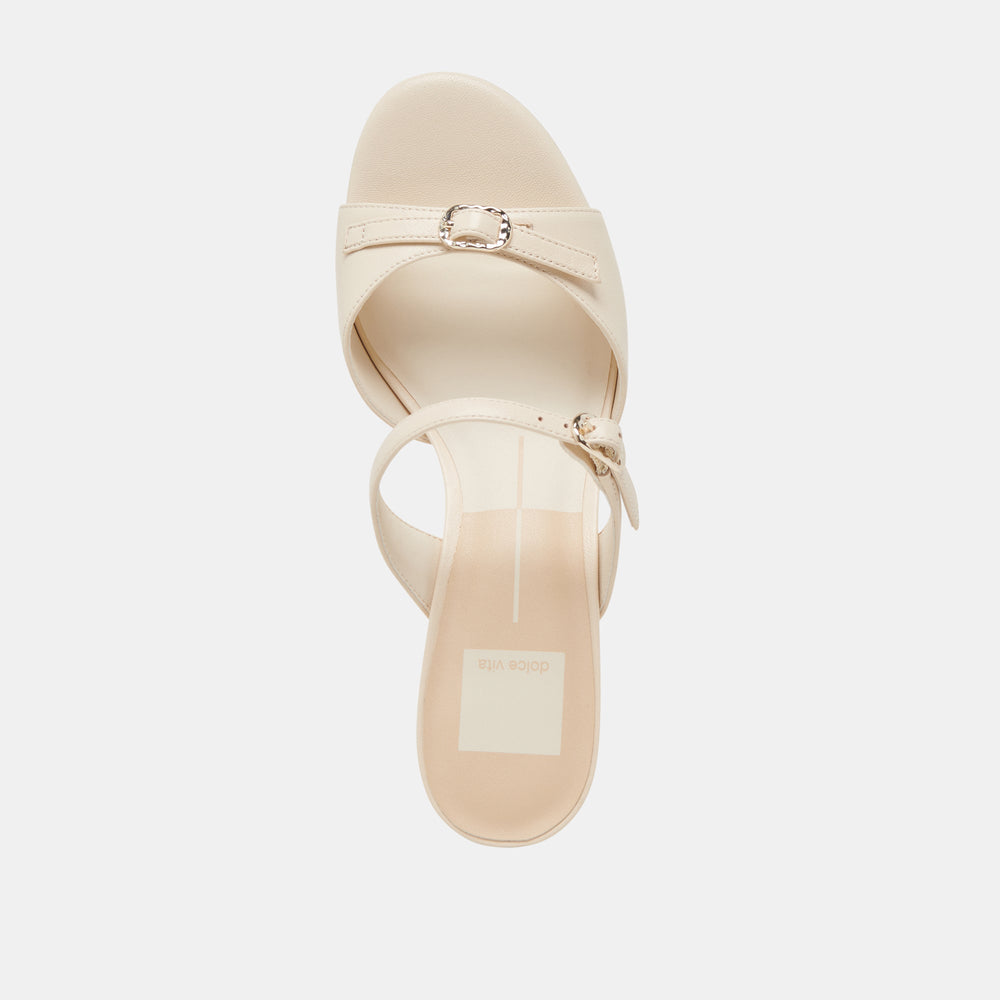 Dolce Vita SHOES | LORALI HEELS CREME LEATHER
 – Dolce Vita