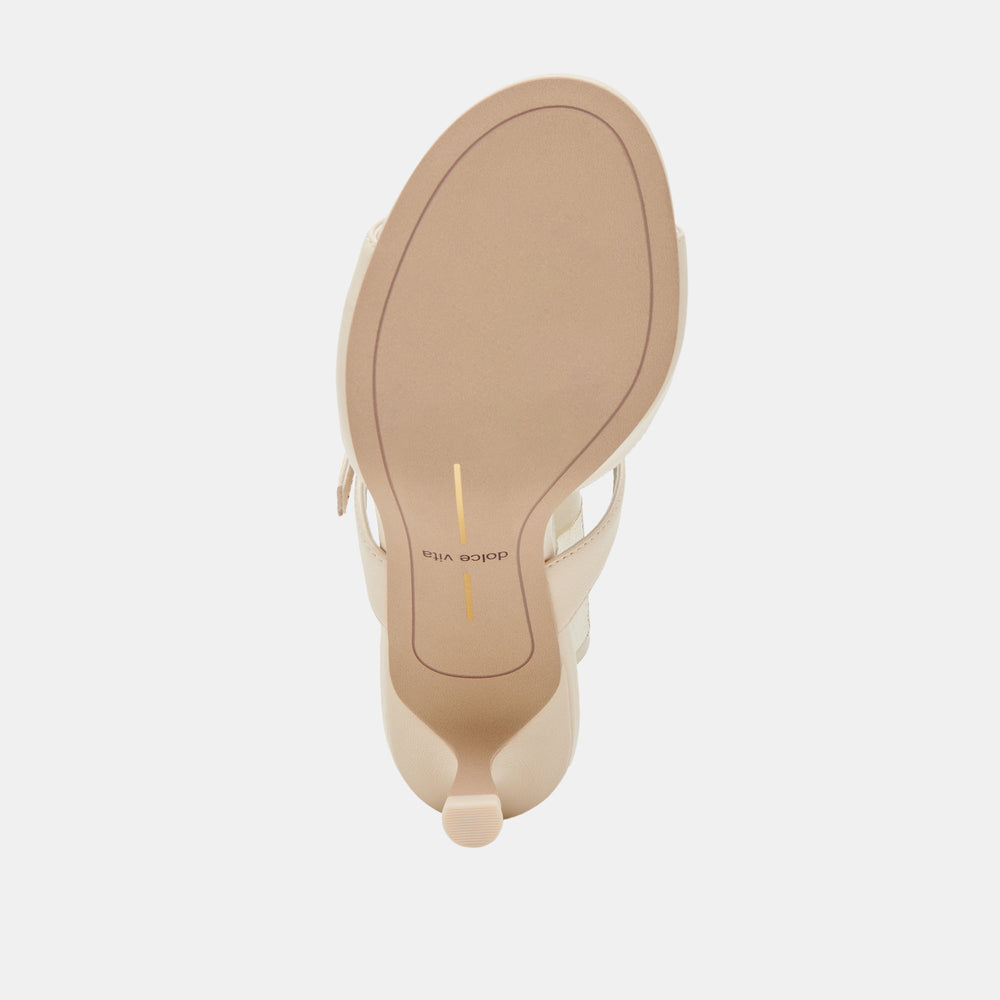 Dolce Vita SHOES | LORALI HEELS CREME LEATHER
 – Dolce Vita