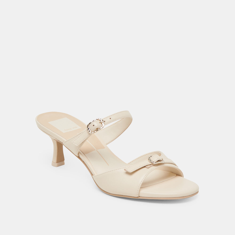 Dolce Vita SHOES | LORALI HEELS CREME LEATHER
 – Dolce Vita